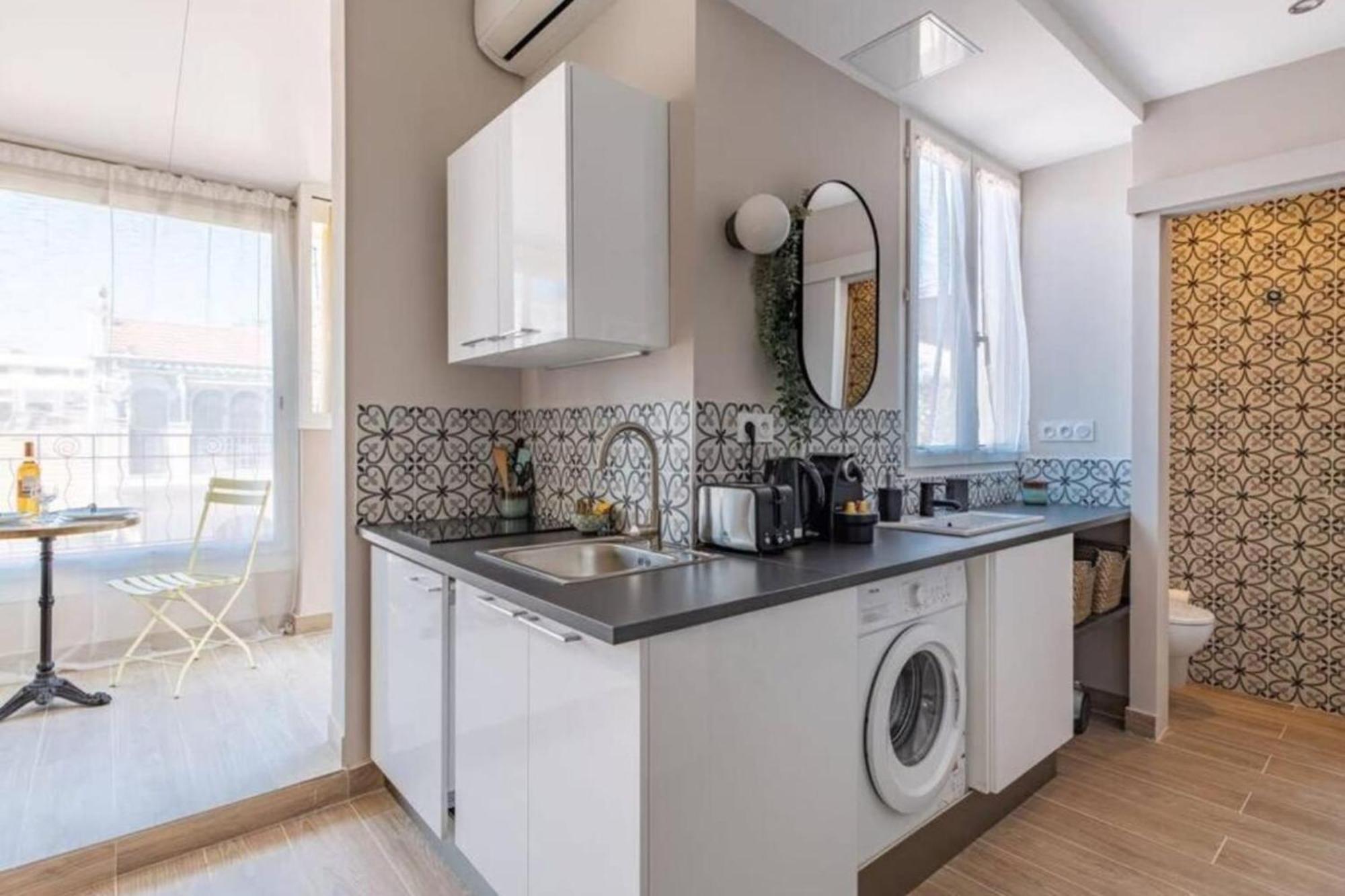 Lamartine - Studio W Terrace And Ac Very Central Nice Exterior photo